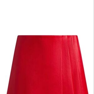 Alice + Olivia Toni Pleated Vegan Leather Mini Skirt